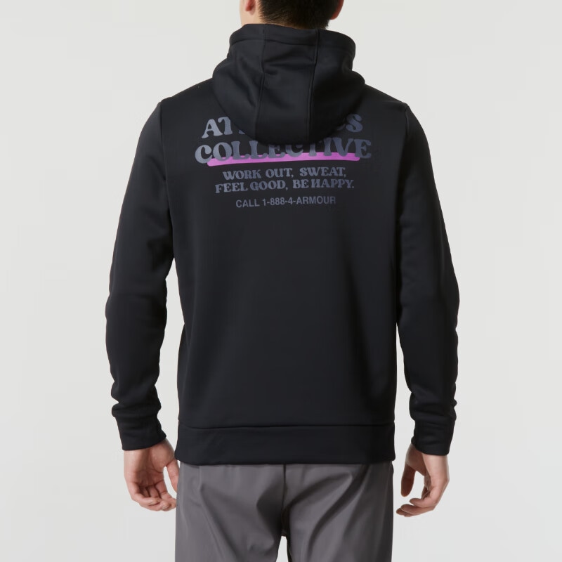 Under Armour Hooded Jacket Black — фото 3