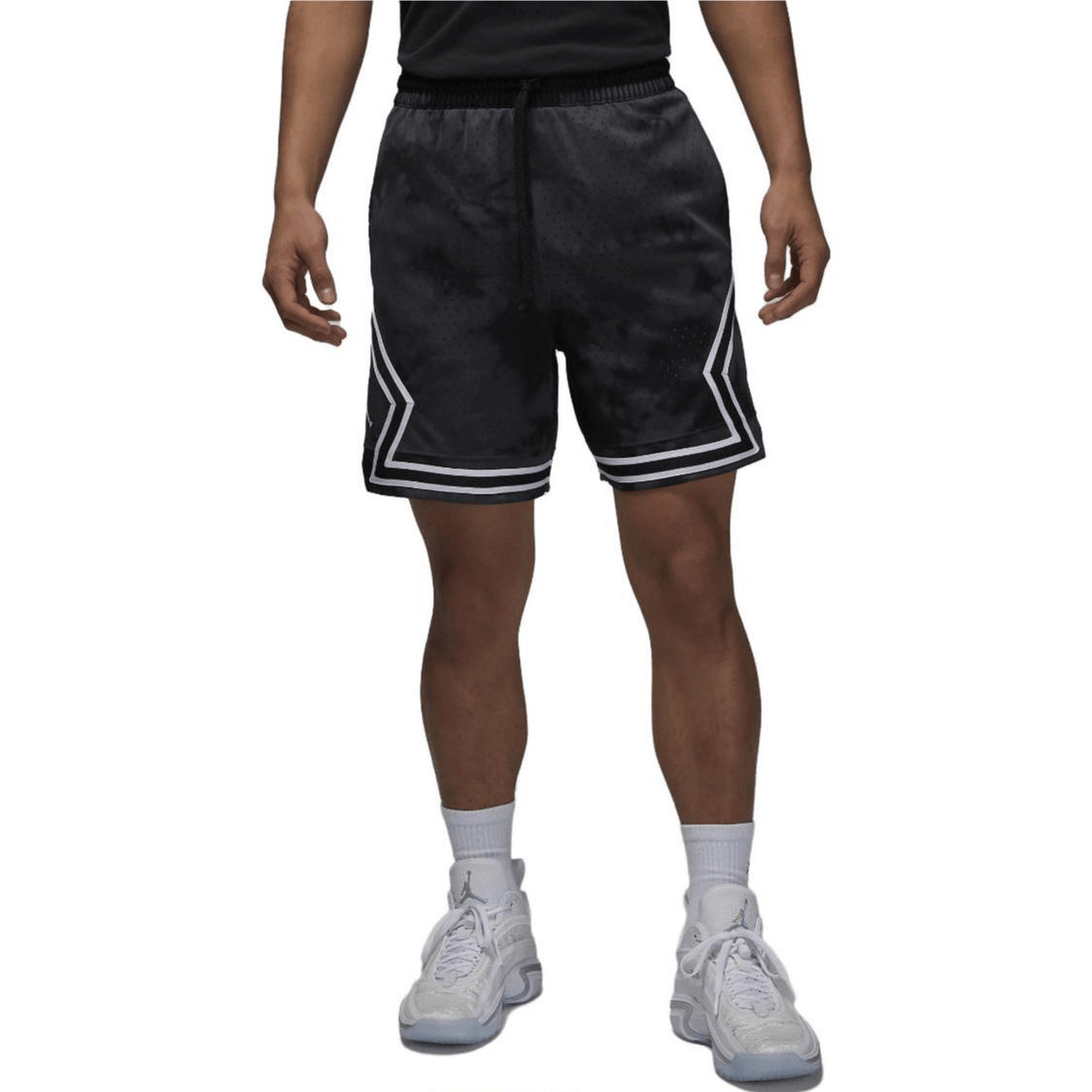 Jordan Logo Striped Shorts Black — фото 4