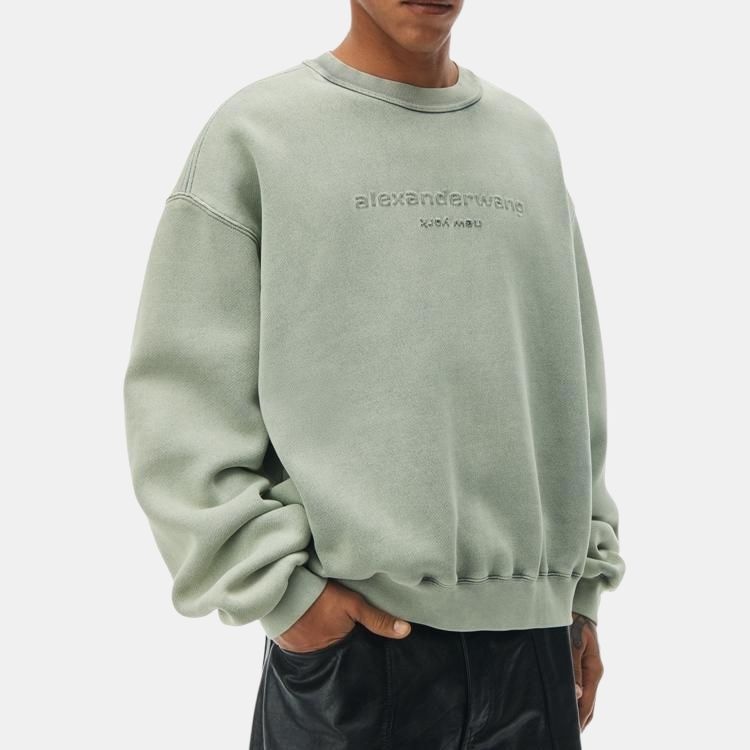 Alexander Wang Acid Wash Green Sweatshirt — фото 3