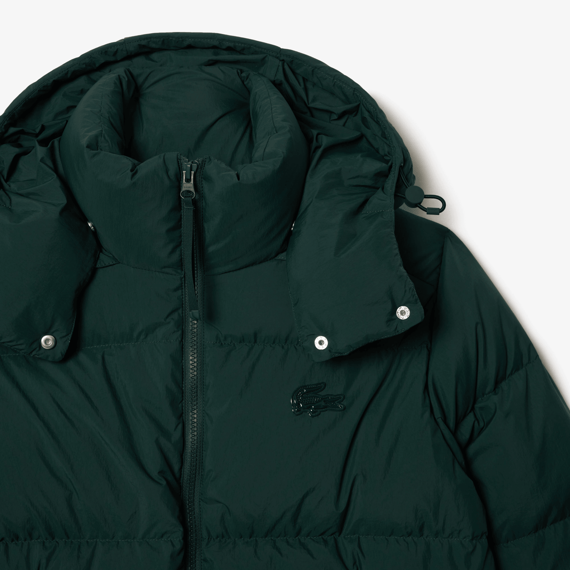 Lacoste Hoodie Cotton Jacket Deep Green — фото 4