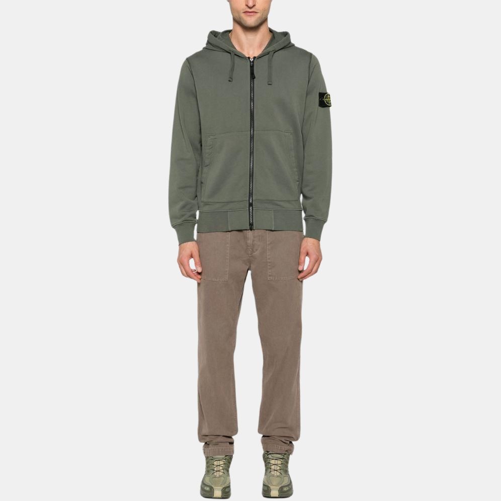 Stone Island Hooded Jacket Green — фото 4