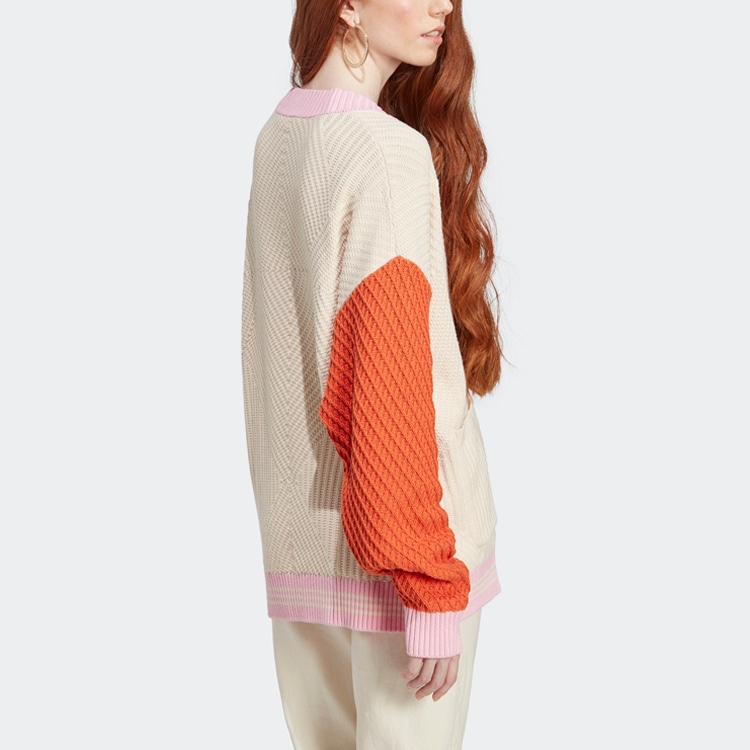 Adidas originals SS23 adicolor 70s Knitted Cardigan — фото 4