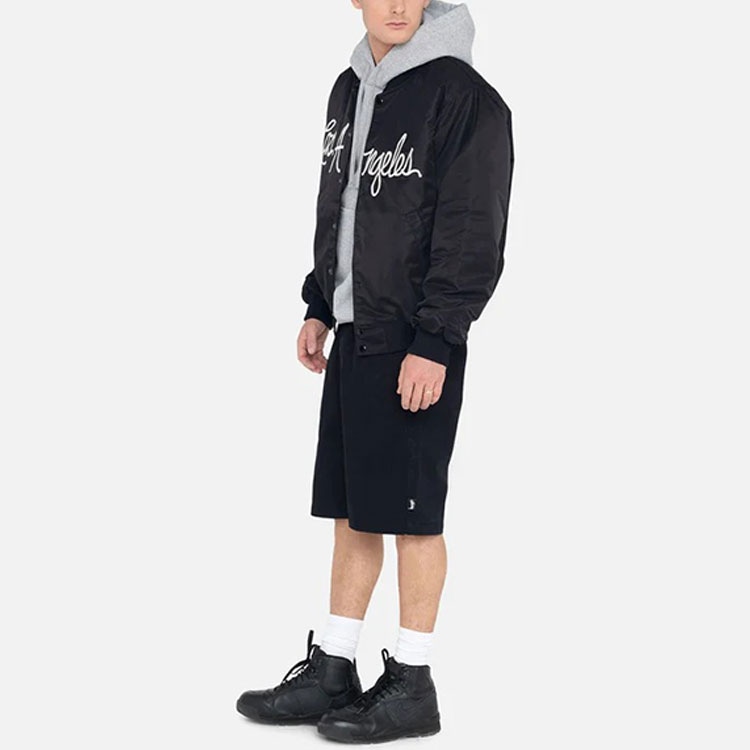 Stussy LA Chapter Satin Varsity Jacket — фото 6