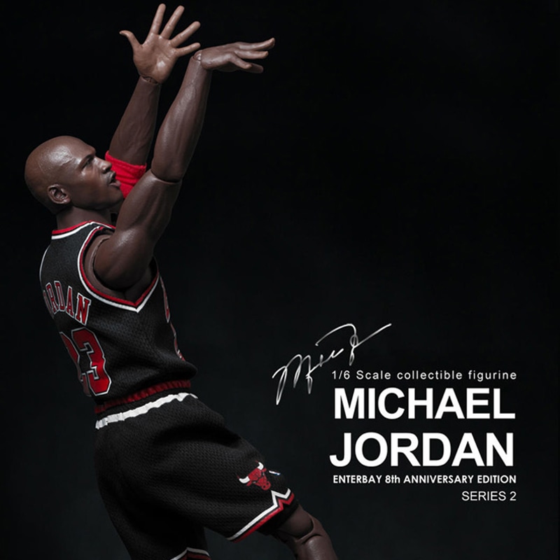 Enterbay Michael Jordan 23 Black Limited Edition — фото 2