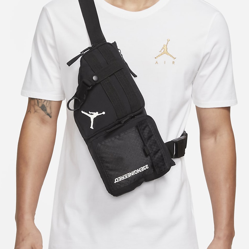 Jordan Engineered 23 Keychain Bag Black — фото 4