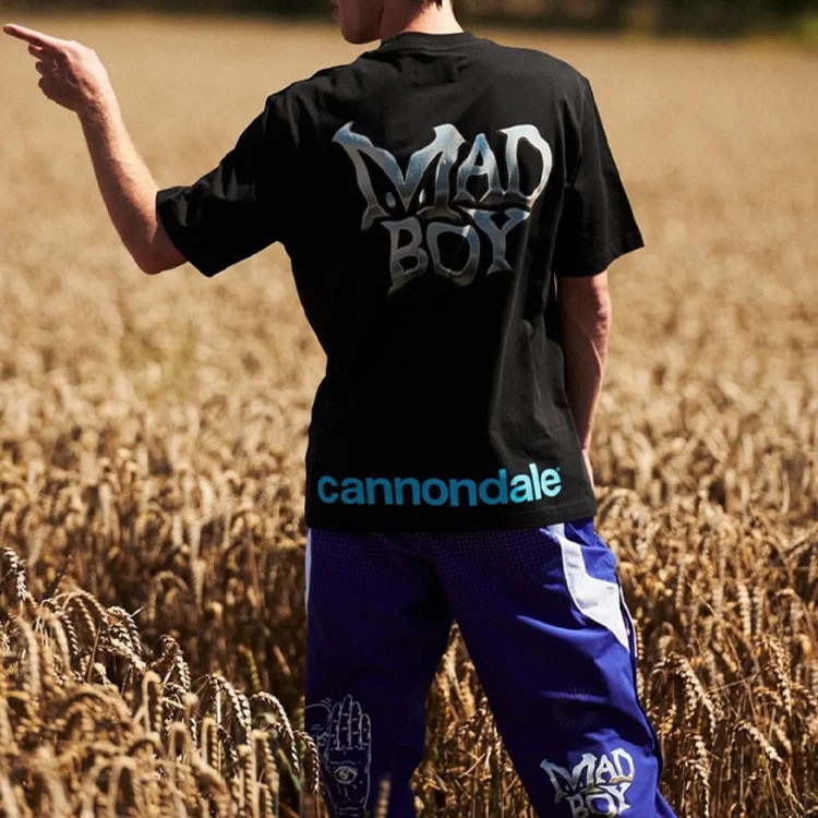 Palace x Cannondale Mad Boyt-shirt BlackFW21 LogoT — фото 2