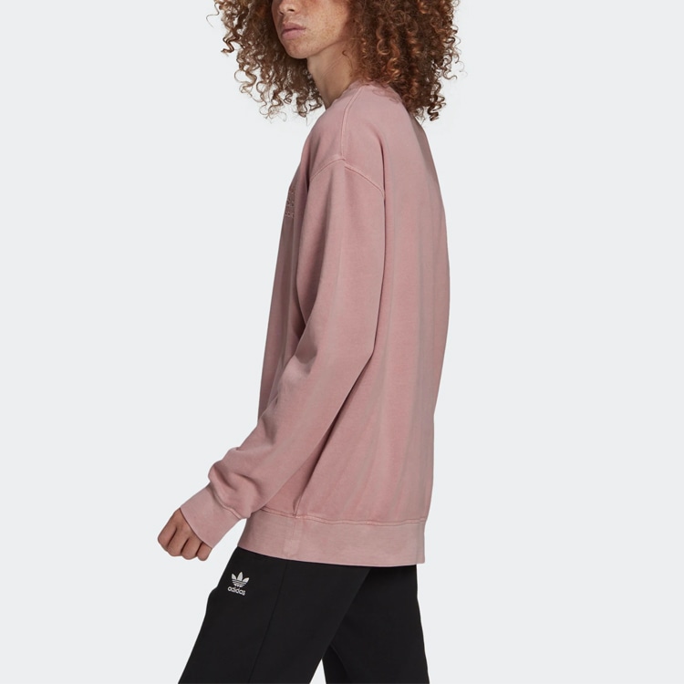 Adidas Originals Logo Crewneck Sweatshirt Pink — фото 5