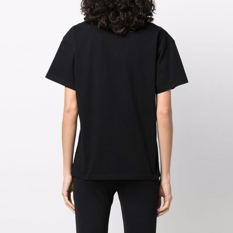 Balenciaga Logo Print T-Shirt Black — фото 4