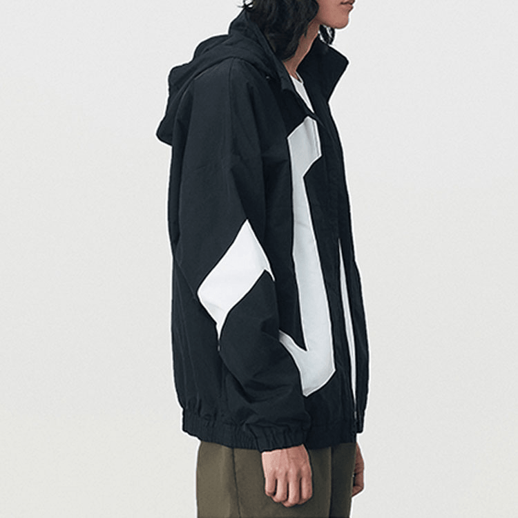 Vans Logo Print Hoodie Jacket Black — фото 3