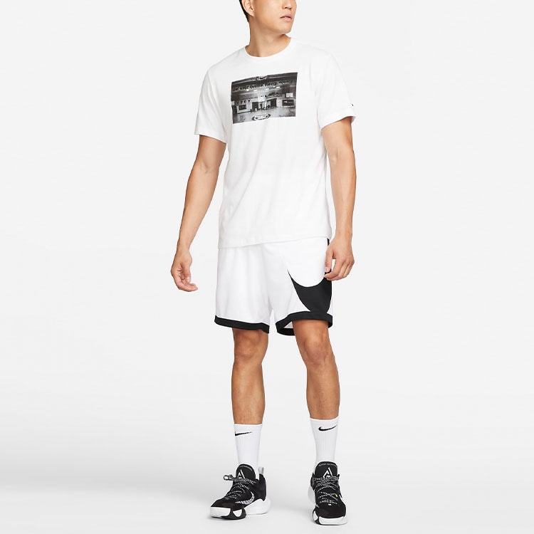 Nike Basketball Shorts White — фото 3