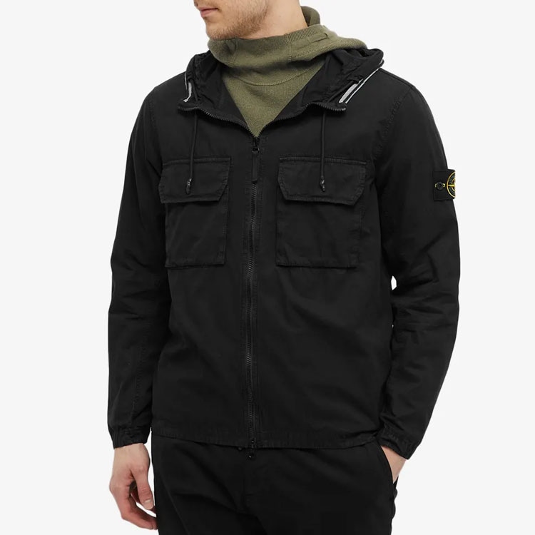 Stone Island SS22 Black Jacket — фото 3