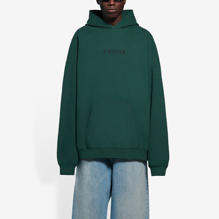 Balenciaga SS21 Hoodie Deep Green — фото 2
