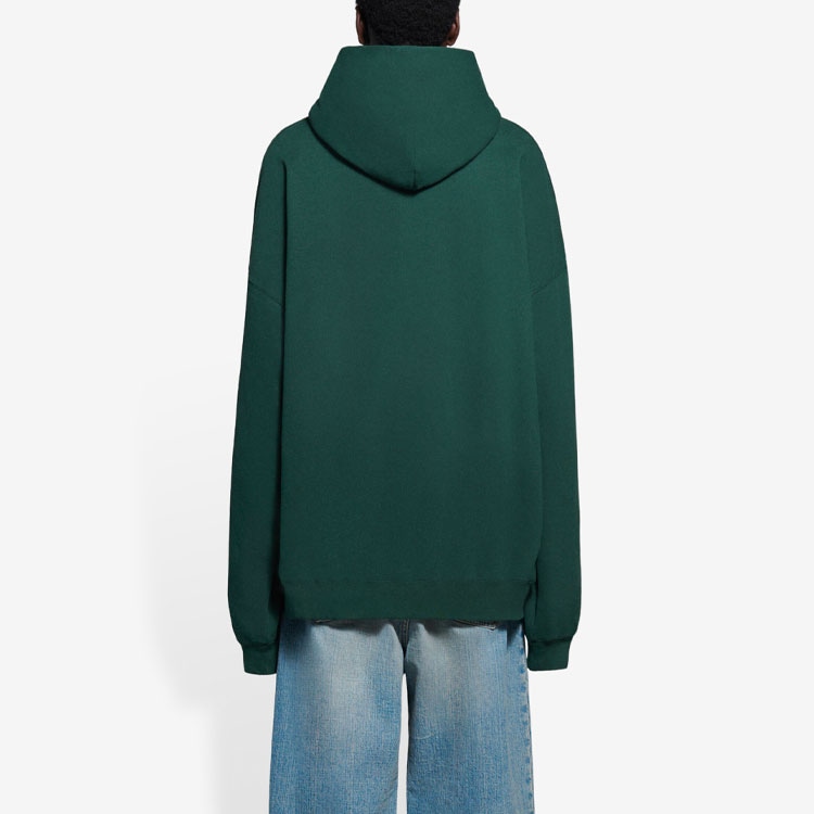 Balenciaga SS21 Hoodie Deep Green — фото 3
