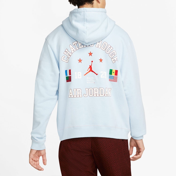Jordan x Maison Chateau Rouge Hoodie Blue — фото 3