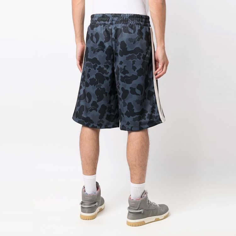Palm Angels Camo Print Shorts Black — фото 3