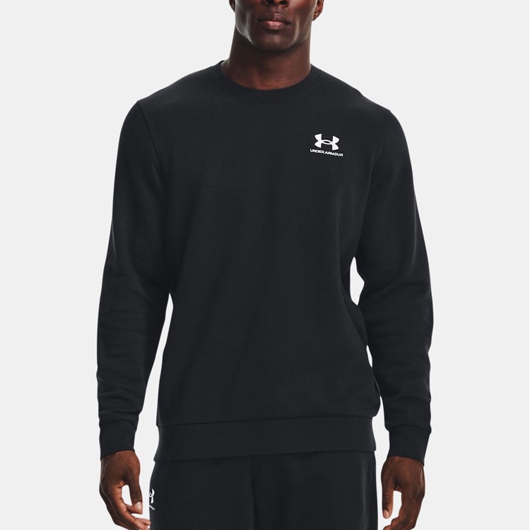 Under Armour Logo Crewneck Sweatshirt Black — фото 2
