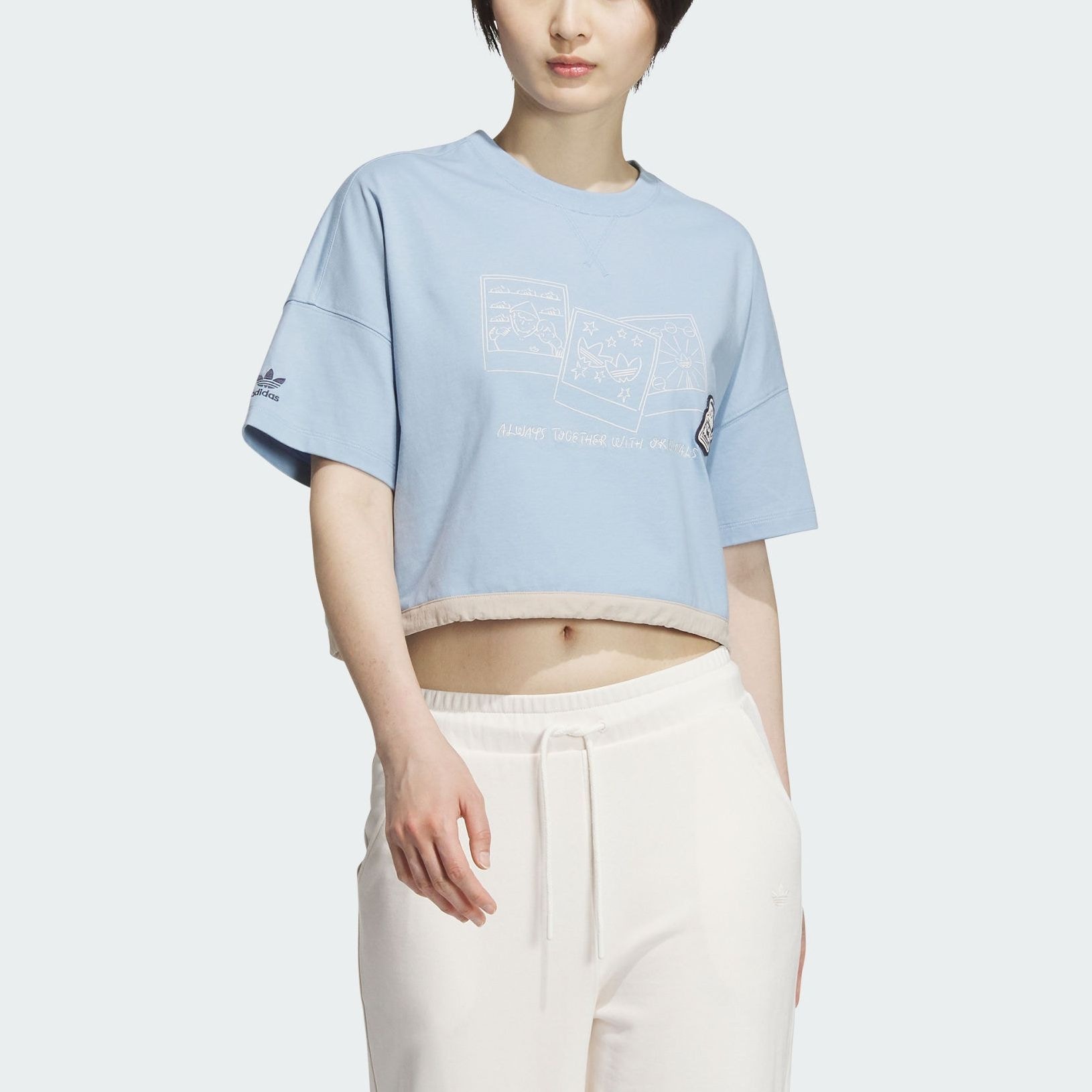 Adidas Originals SS23 Blue Tee — фото 2