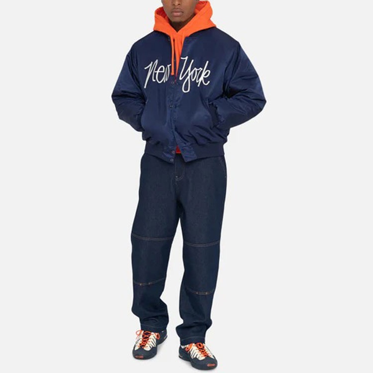 Stussy LA Chapter Satin Varsity Jacket — фото 9