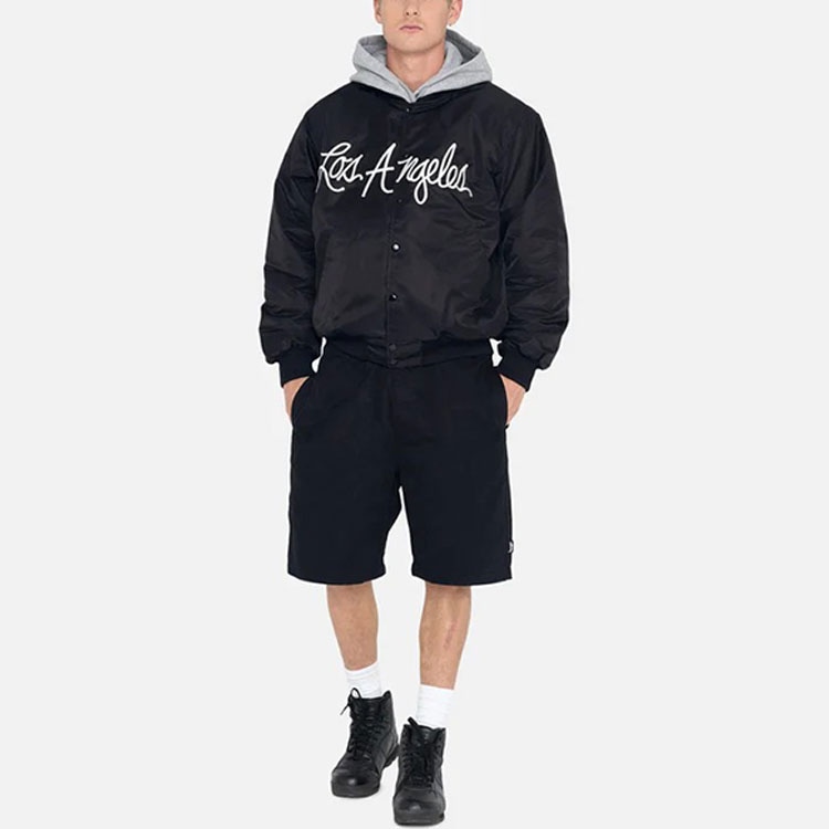 Stussy LA Chapter Satin Varsity Jacket — фото 4