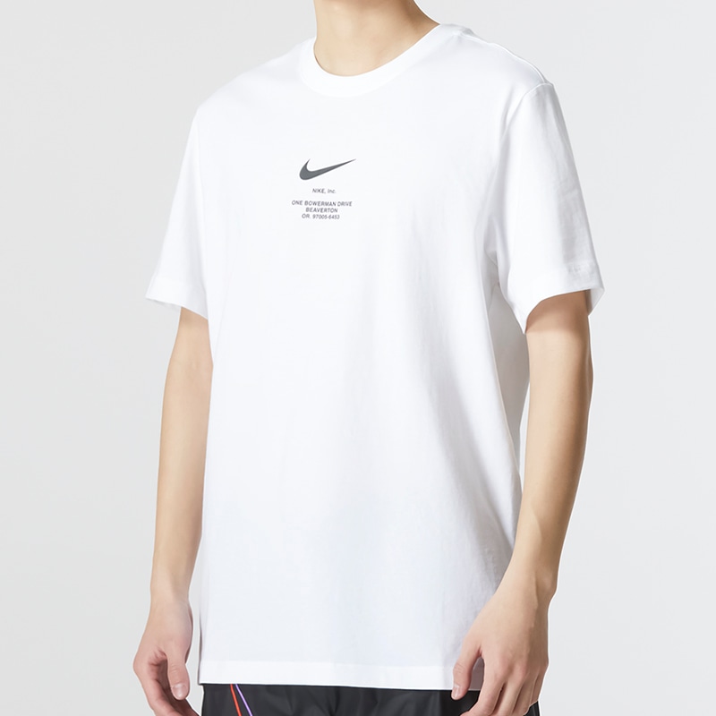 Nike NSW Tee Big Swoosh White — фото 4