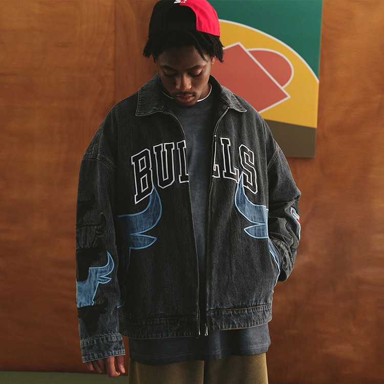 Starter x NBA Bulls Denim Jacket — фото 5