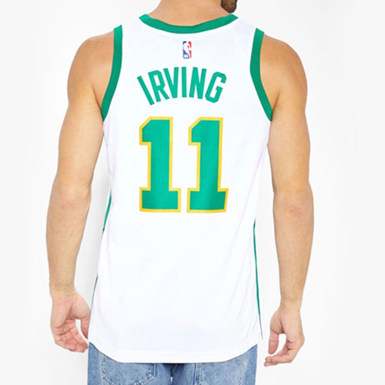 Nike NBA Jersey Kyrie Irving Celtics 11 White Green — фото 4