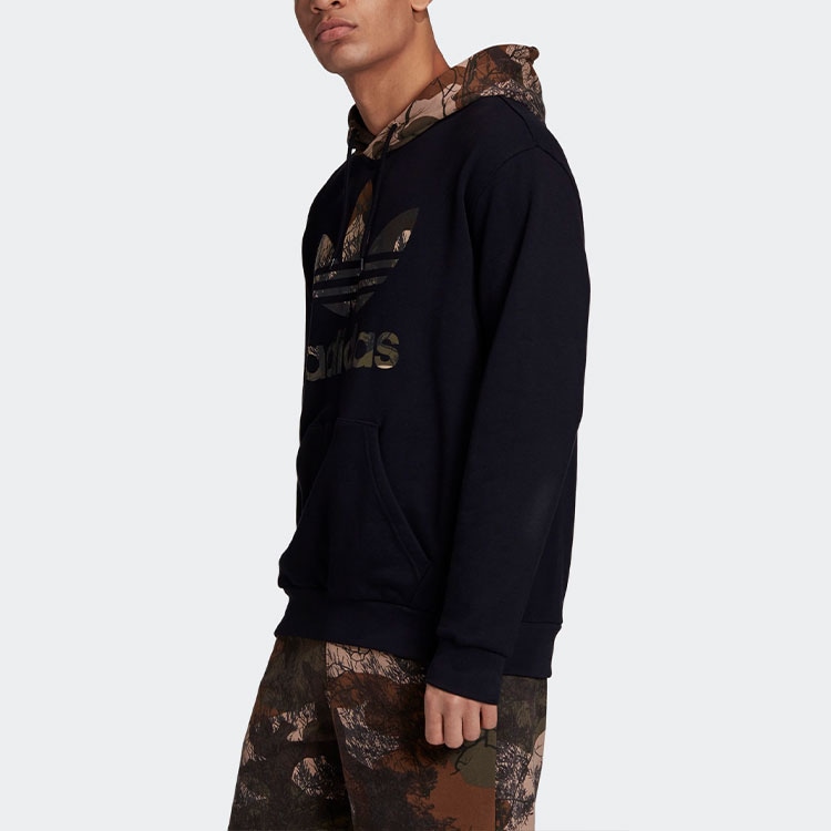 Adidas Originals Camo Block Hoodie Black — фото 4