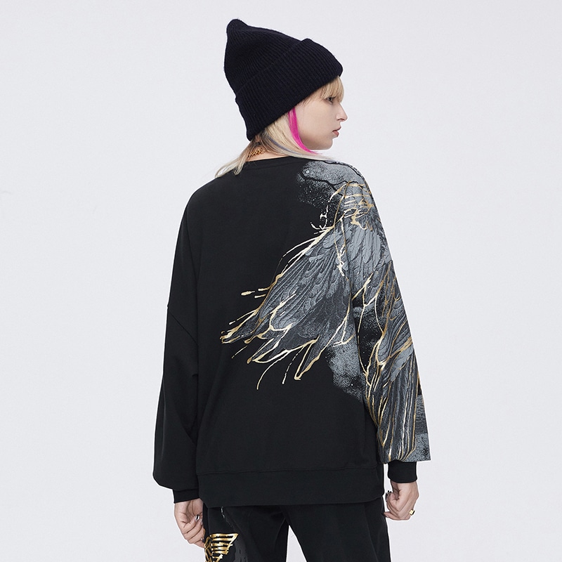 Boy London Feather Wing Print Sweatshirt Black — фото 3