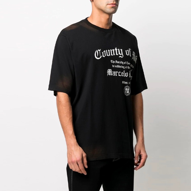 Marcelo Burlon County Of Milan Marcelo Burlon SS21 County Logo T-Shirt Black — фото 2