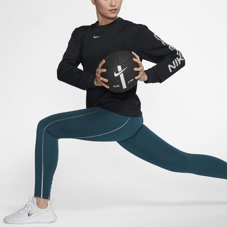 Nike Pro Crew Sweatshirt Black — фото 2