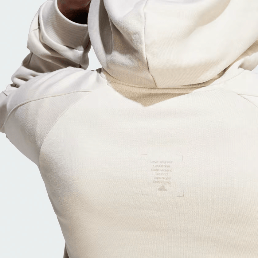 Adidas The Safe Place Hoodie Beige — фото 4