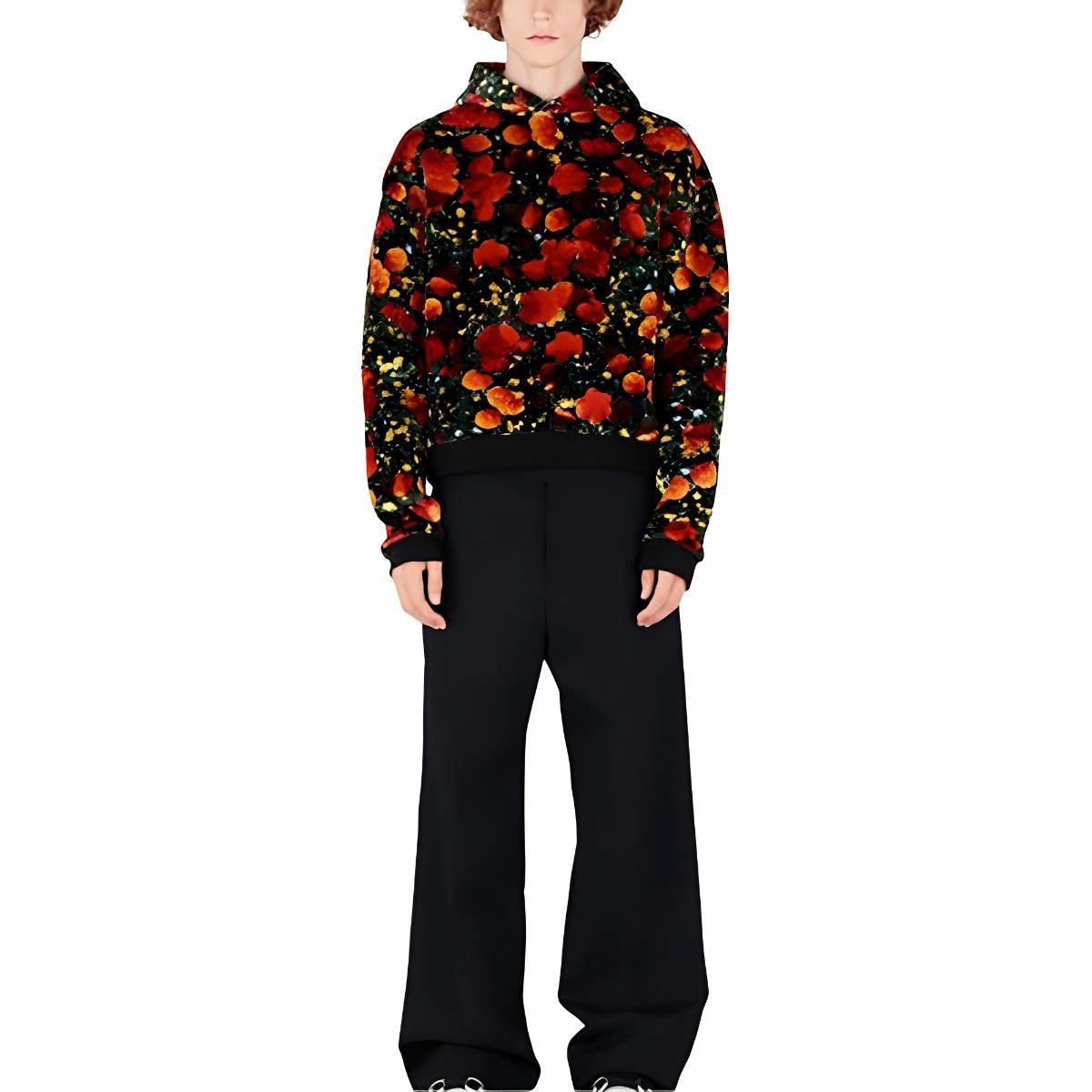 Louis Vuitton Floral Print Hoodie — фото 1