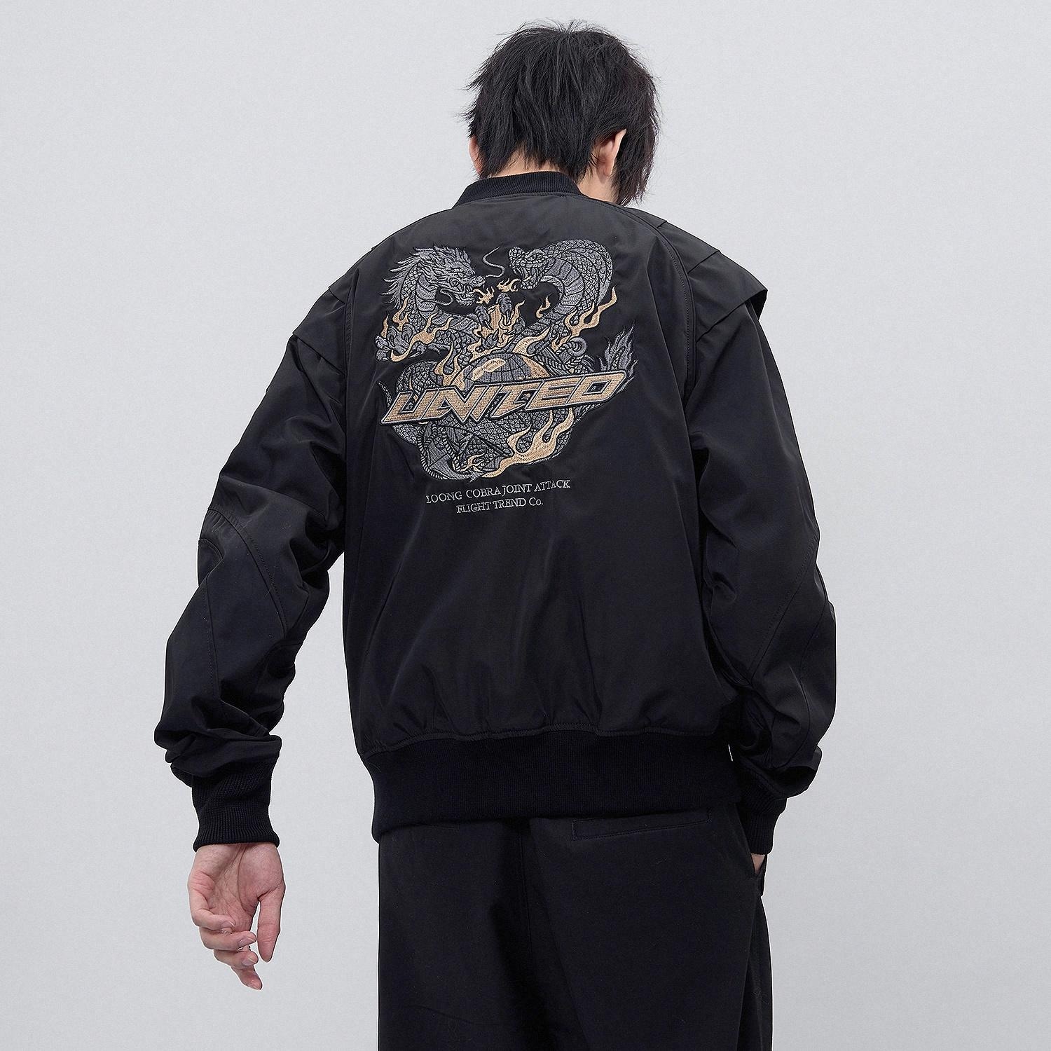 Vip Snake Year Limited Edition Bomber Jacket Black — фото 3
