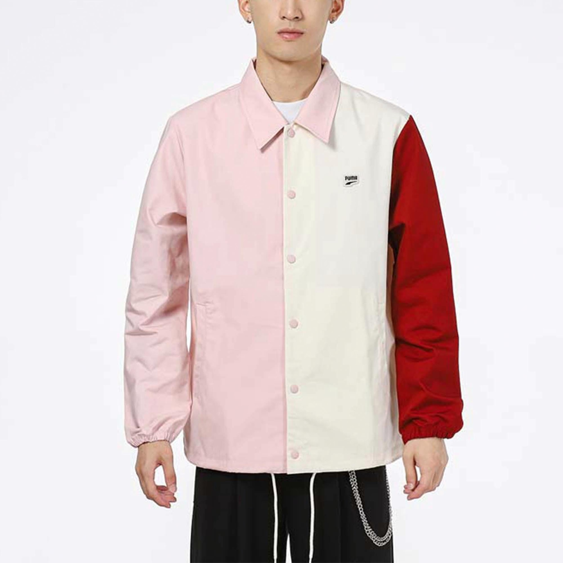 Puma Logo Jacket Pink — фото 2