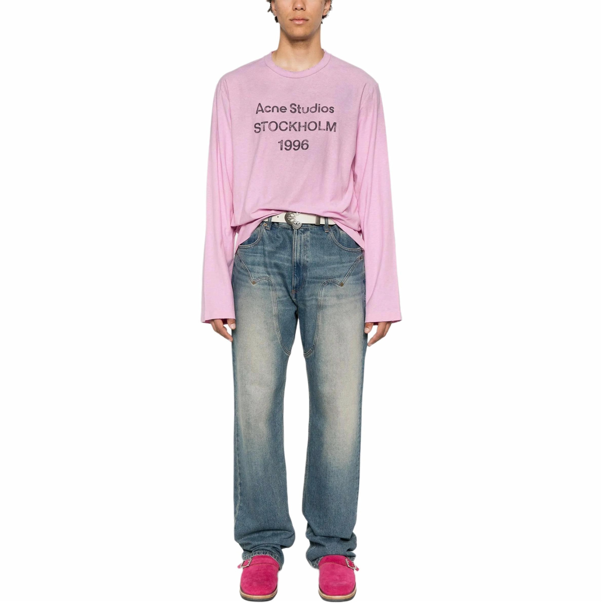 Acne Studios Футболка (Арт. CL0197-PINK) — фото 10