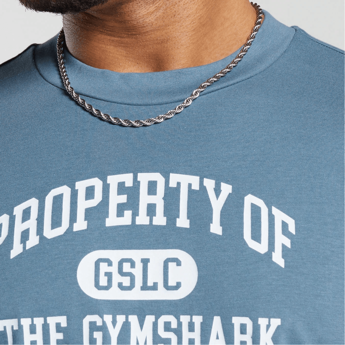 Gymshark Property Of T-Shirt Blue — фото 4