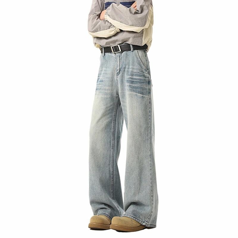 Keirandun Vintage Washed Denim Jeans — фото 2