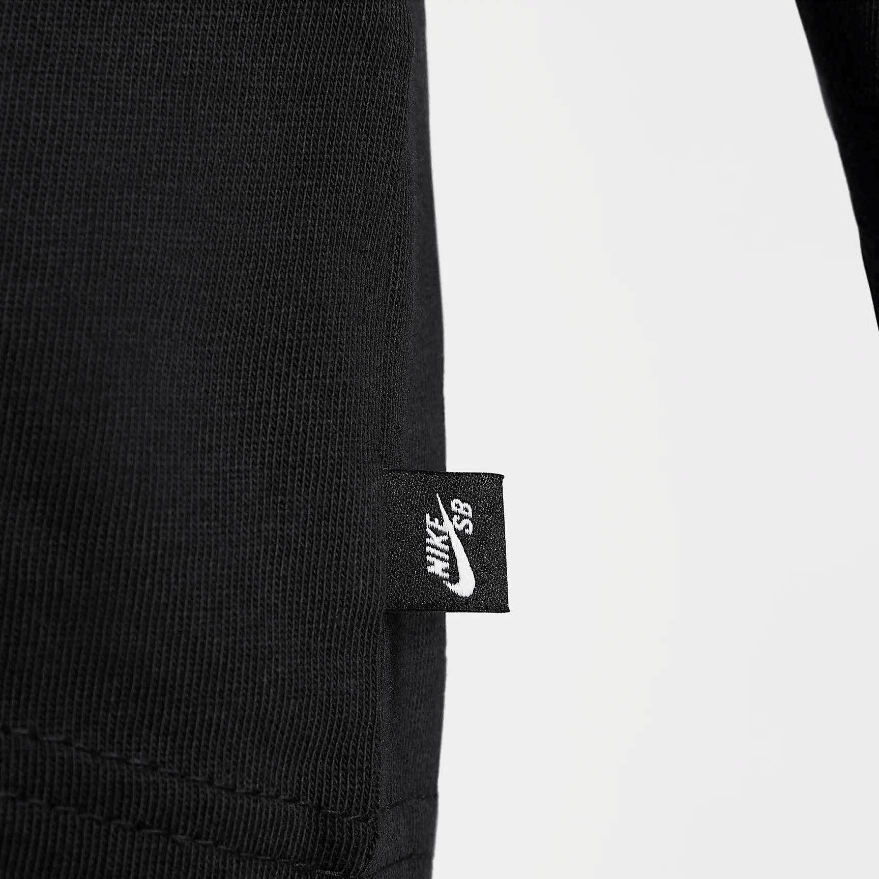 Nike SB Long Sleeve Tee Black — фото 5