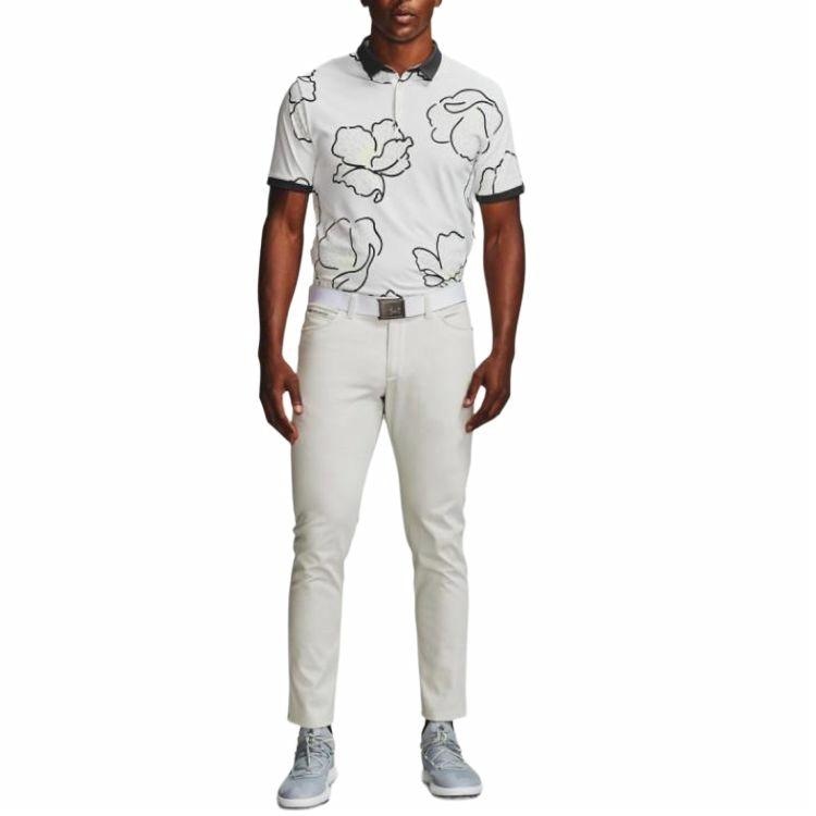 Under Armour Golf Floral Polo White — фото 2