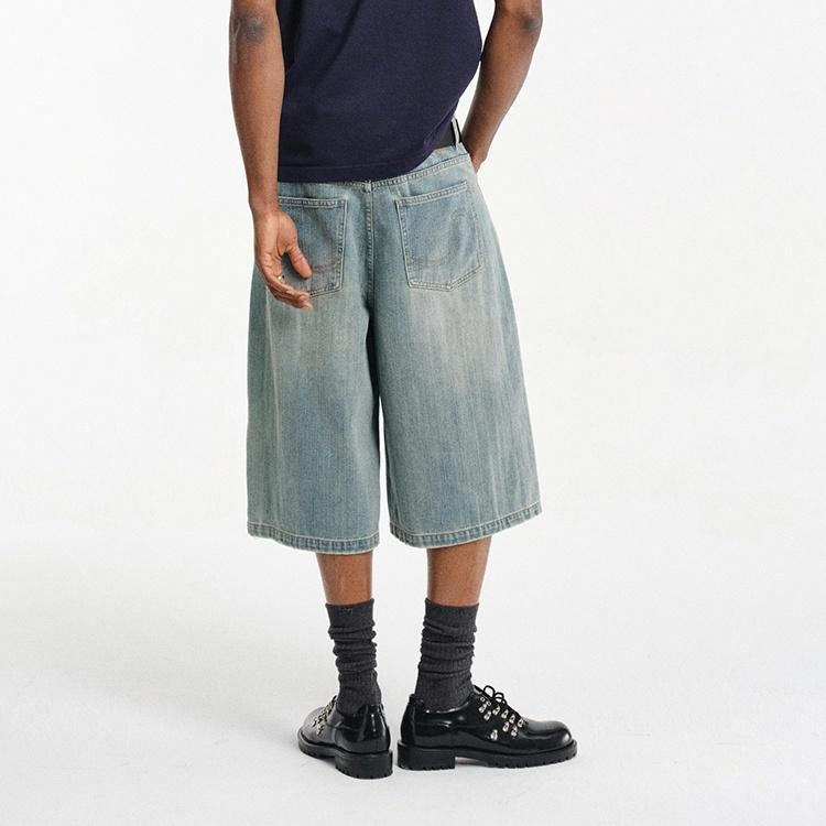 Dimc Vintage Denim Cropped Jeans — фото 5