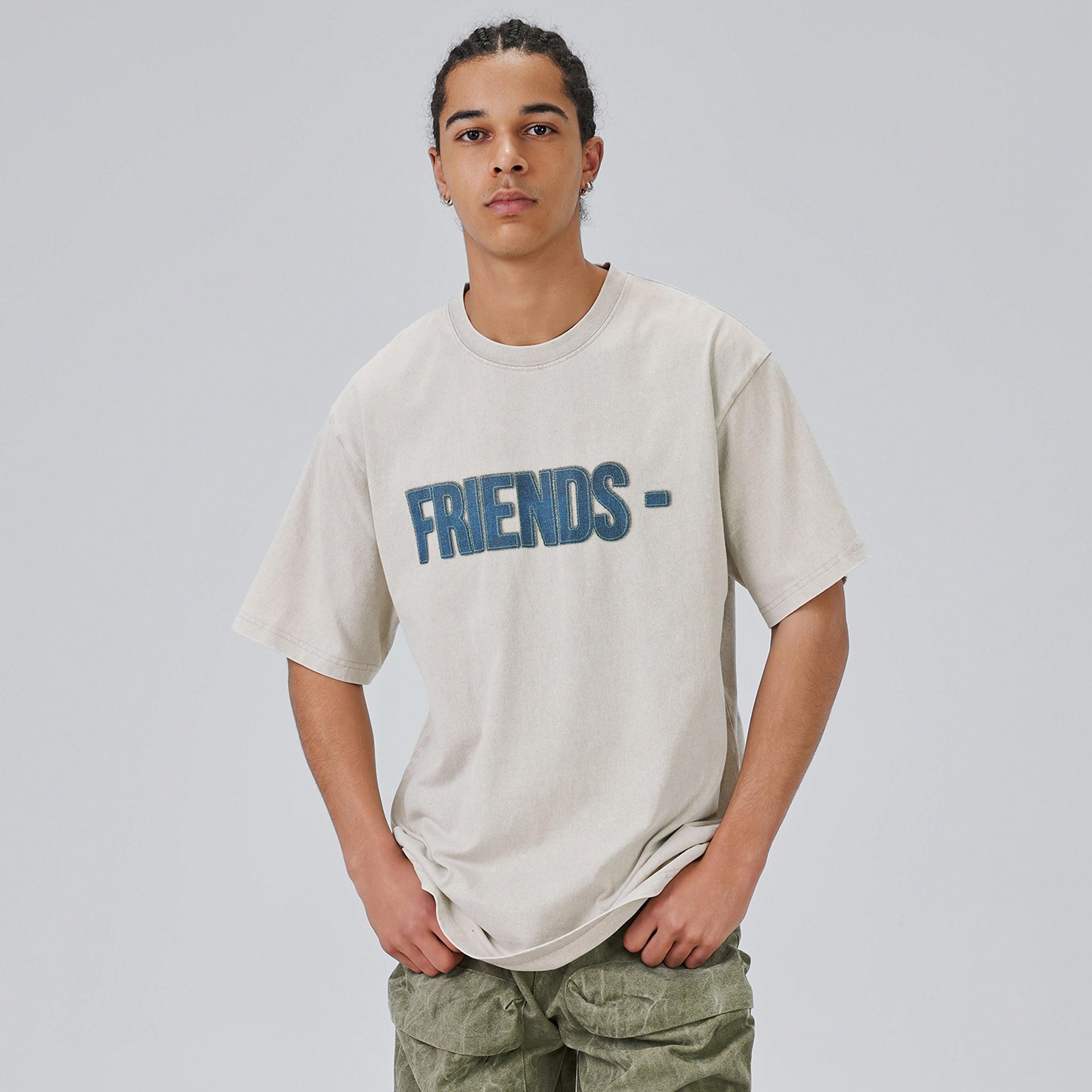 Vlone FRIENDS Denim Logo Tee — фото 4