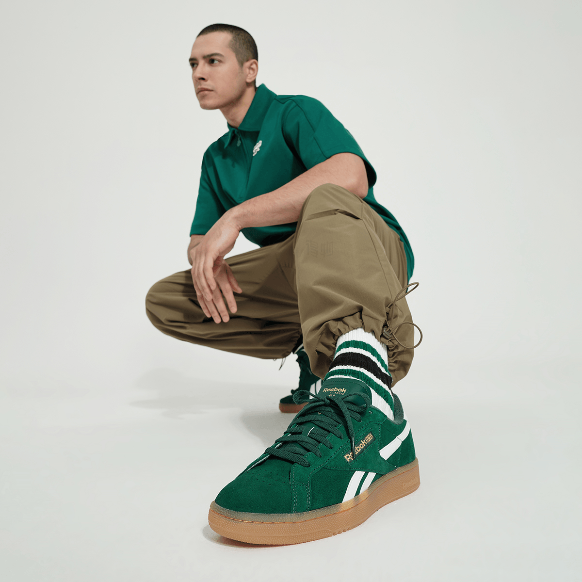 Reebok Club C Grounds Green — фото 9