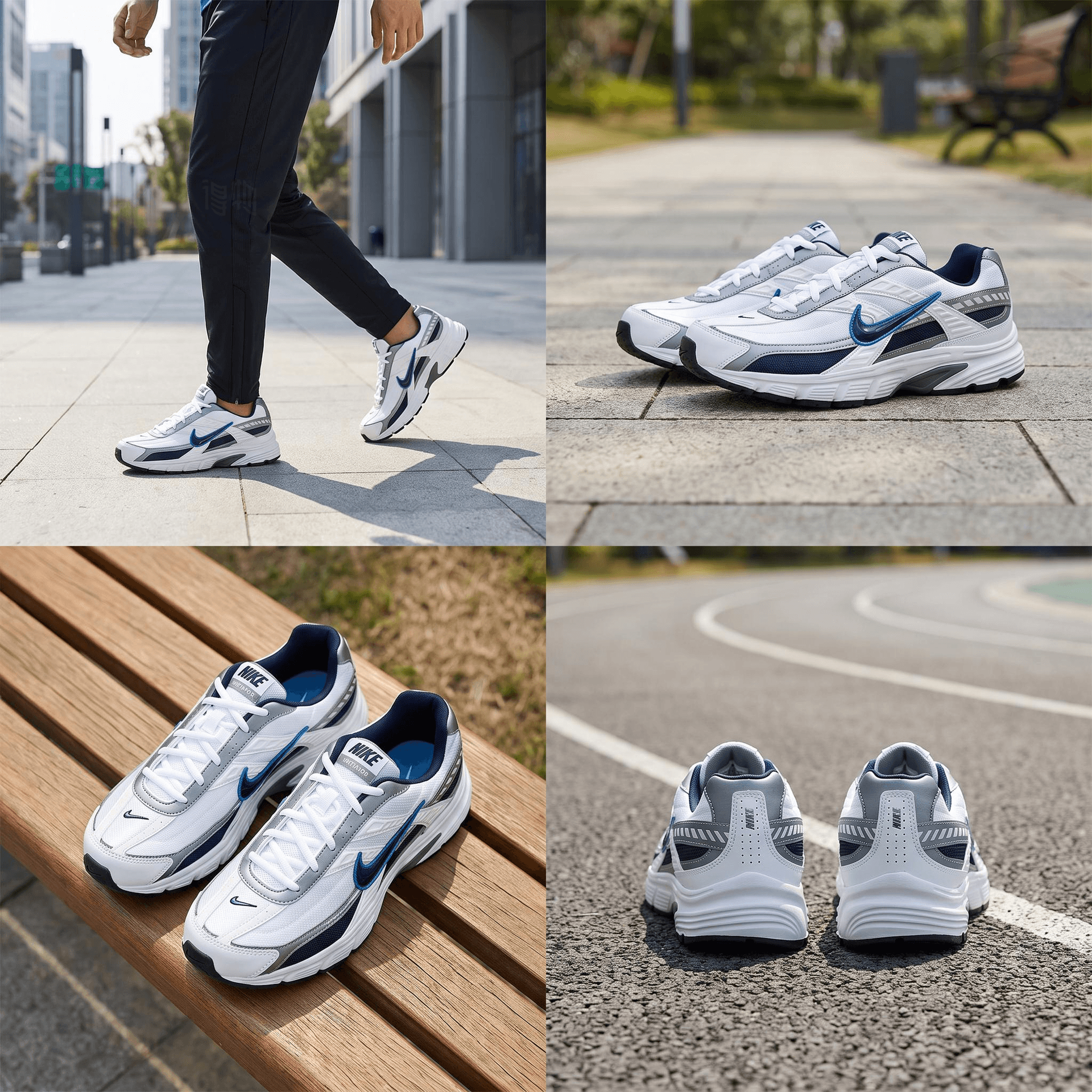 Nike Initiator White Blue — фото 1