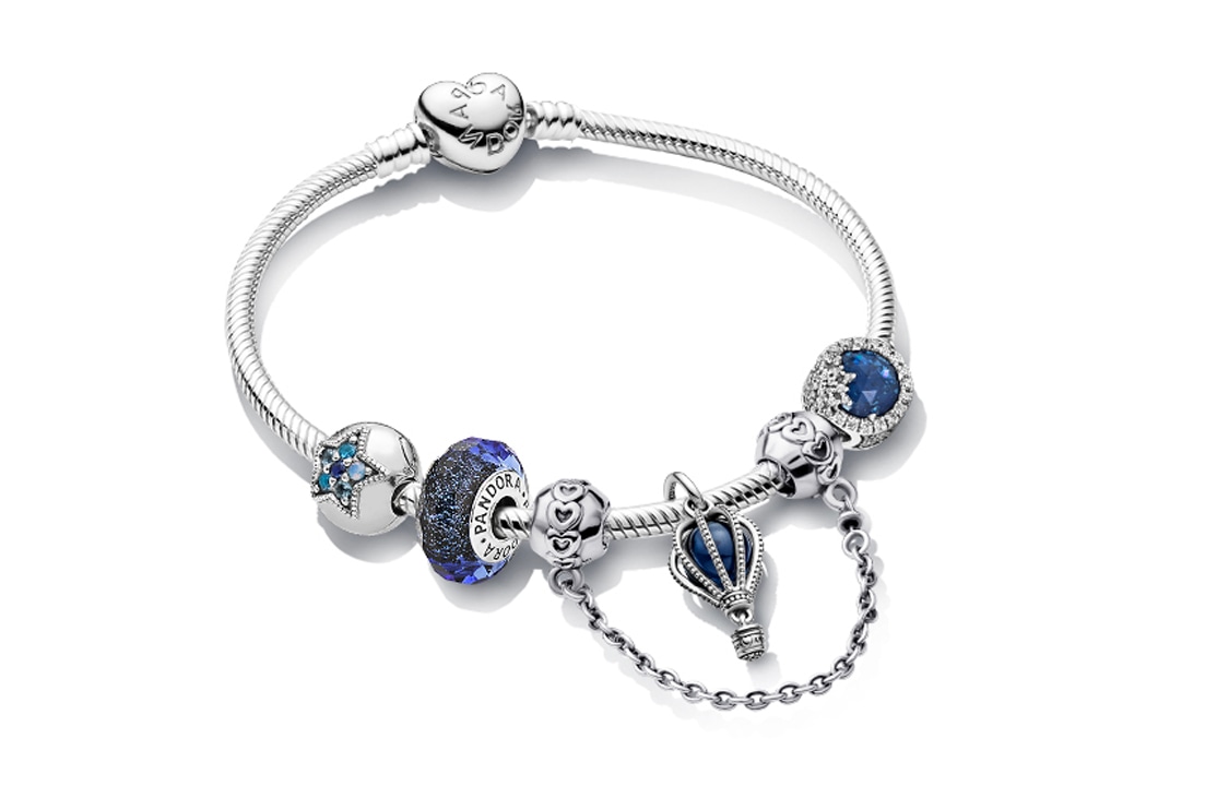 Pandora/潘多拉 Pandora 925 Silver Eternal Heat Chain Bracelet Set