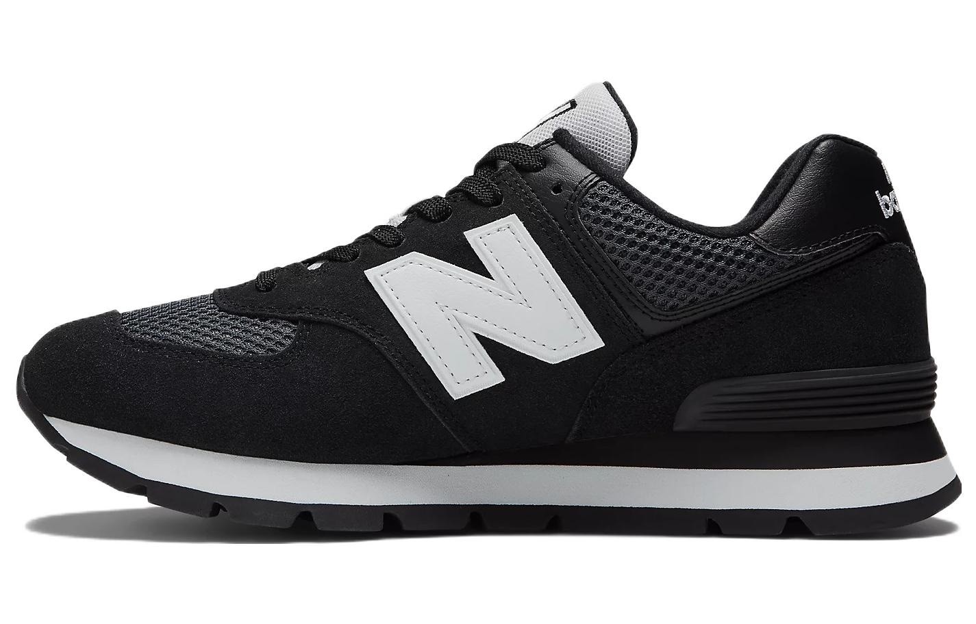 New Balance 574 Black White — фото 7