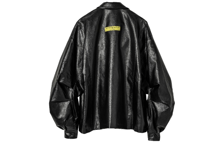 Roaringwild Logo Embroidered Windbreaker Jacket Black — фото 1