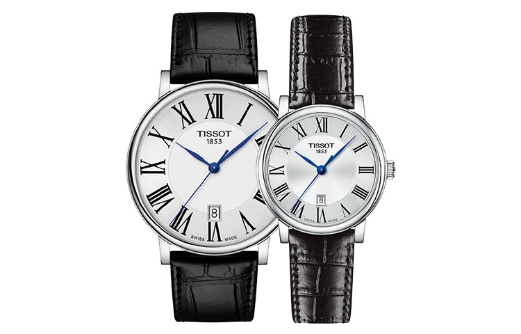 Часы TISSOT/天梭 TISSOT 40mm T1224101603300+T1222101603300