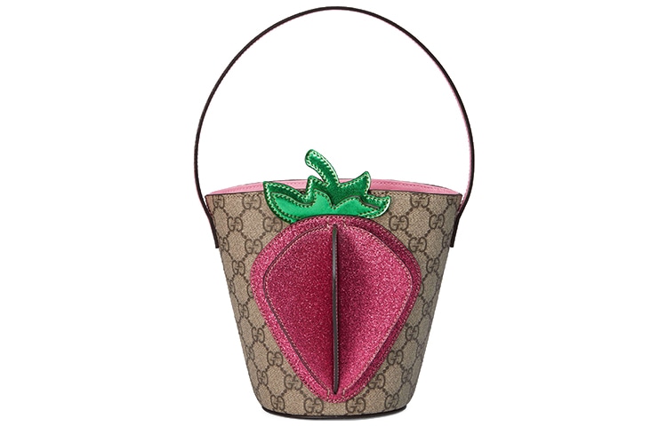Сумки Gucci Strawberry Bucket Bag