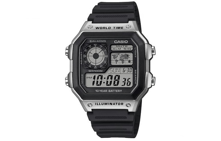 Часы CASIO/卡西欧 CASIO YOUTH AE-1200WH-1C
