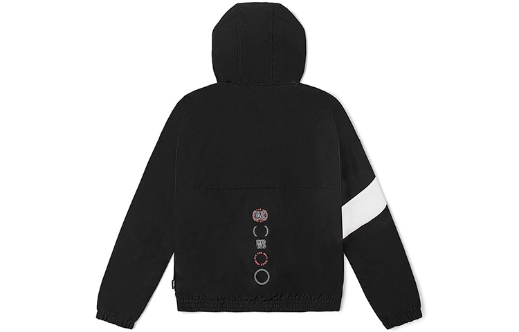 Vans Logo Print Hoodie Jacket Black — фото 1